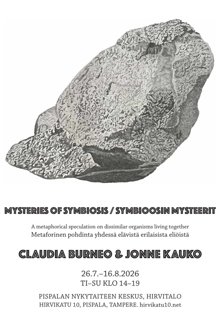 Mysteries of symbiosis / Symbioosin mysteerit näyttelyjuliste